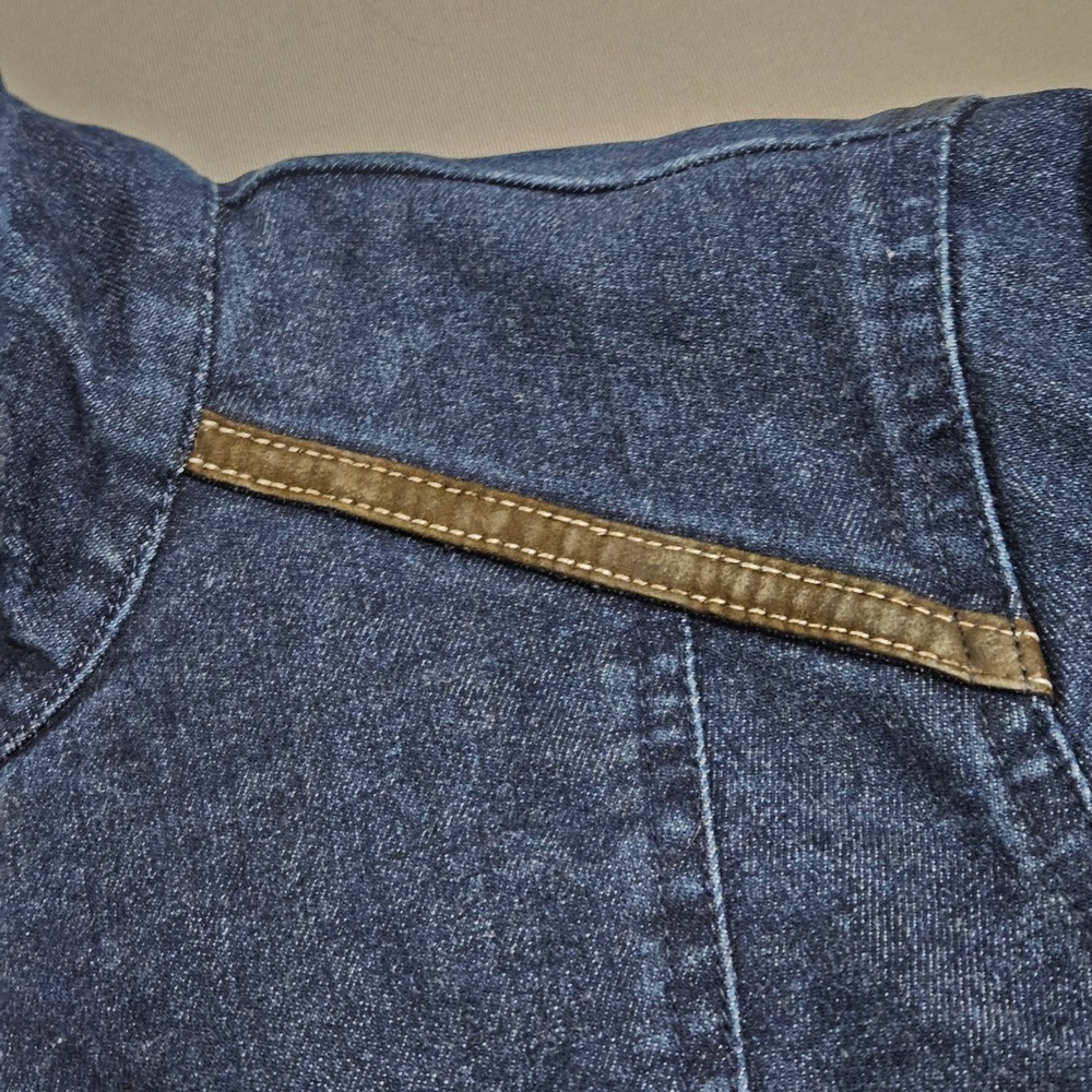 Pendleton Denim Zip Jacket Petite Sm Western Casu… - image 7